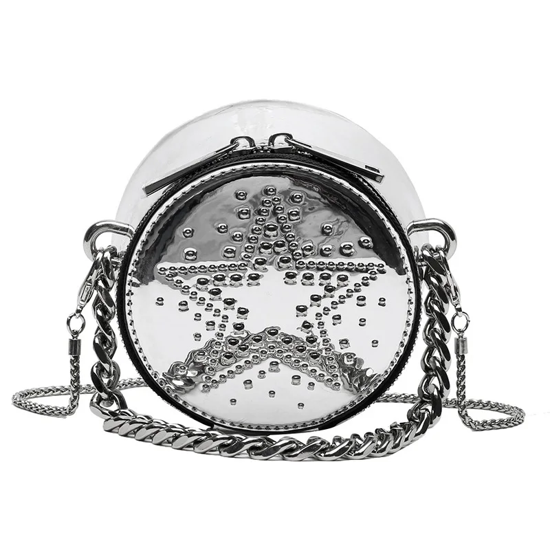 Mini Round Tote Bag Female High-quality Shoulder Crossbody Bags Rivet PU Leather Women's Designer Handbags Chain Lipstick Purses
Mini Round Tote Bag Female High-quality Shoulder Crossbody Bags Rivet PU Leather Women's Designer Handbags Chain Lipstick Purses