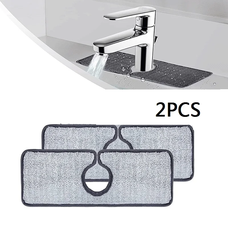 Kitchen Faucet Absorbent Mat Sink Splash Guard Microfiber Faucet Splash Catcher Countertop Protector for Kitchen Bathroom
Kitchen Faucet Absorbent Mat Sink Splash Guard Microfiber Faucet Splash Catcher Countertop Protector for Kitchen Bathroom