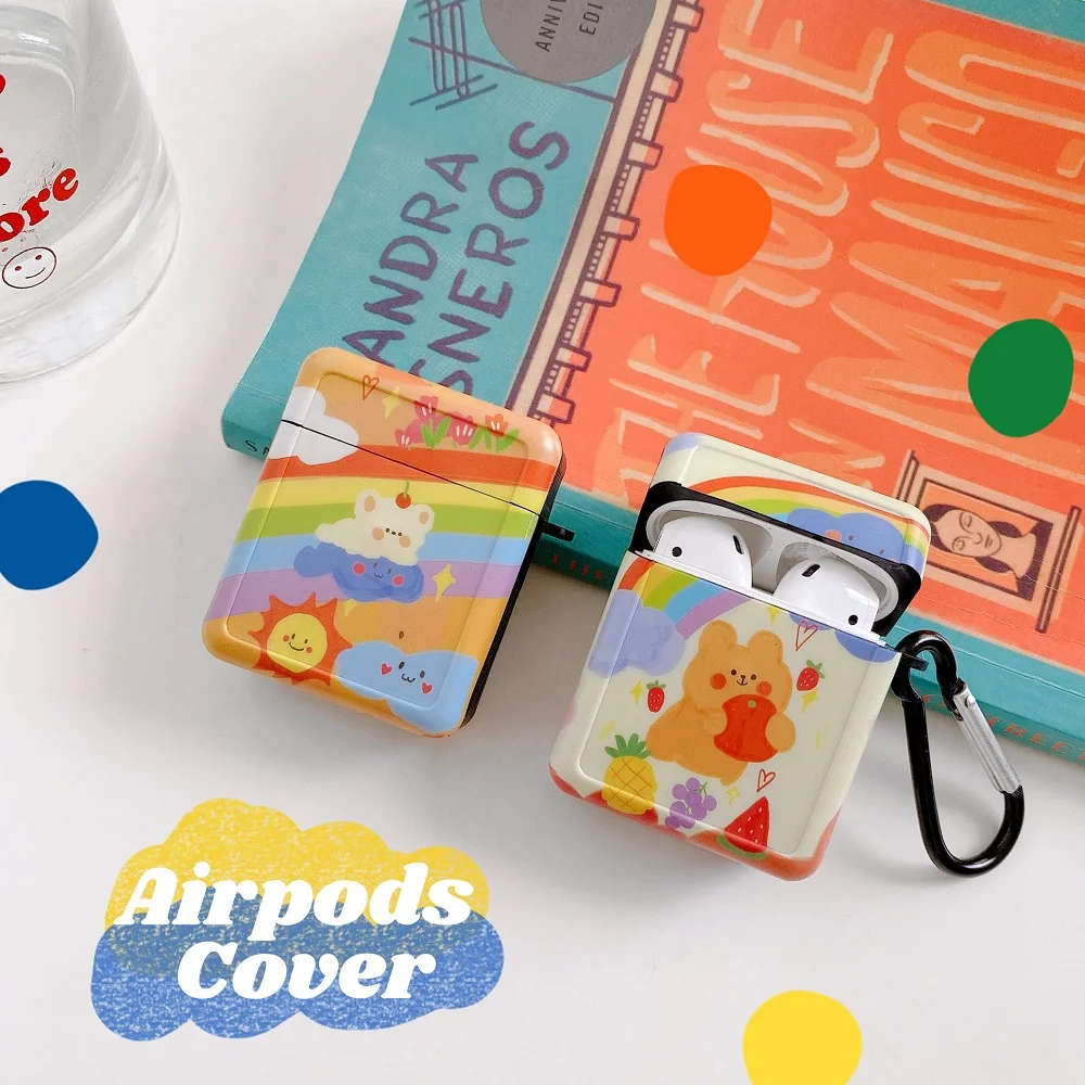 Art Oil Painting Earphone Case for AirPods 1 2 3 Pro Case Silicone Rainbow Bear Wireless Bluetooth Earphone Protect Cover
Art Oil Painting Earphone Case for AirPods 1 2 3 Pro Case Silicone Rainbow Bear Wireless Bluetooth Earphone Protect Cover