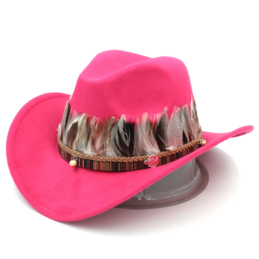 Munng Cute Girls Boys Sunhat Outdoor Western Cowboy Hat Wide Upturn Brim Pheasant Feather Knit Band
Munng Cute Girls Boys Sunhat Outdoor Western Cowboy Hat Wide Upturn Brim Pheasant Feather Knit Band