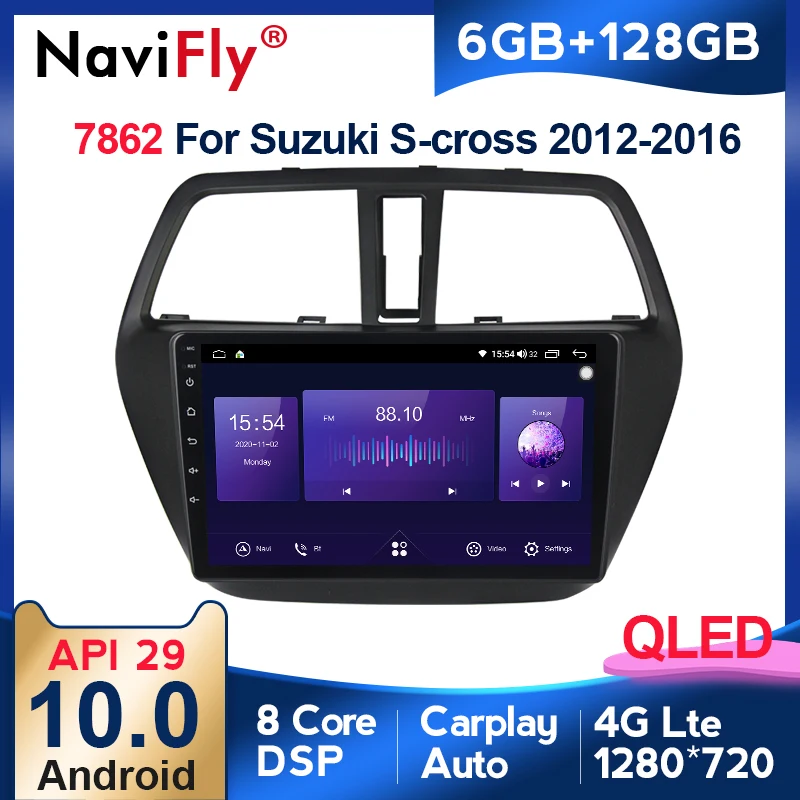 NaviFly 7862 QLED Screen 1280*720 Android 10 For Suzuki SX4 2 S-Cross 2012 2016 Car Radio Multimedia Video Player GPS Navigation
NaviFly 7862 QLED Screen 1280*720 Android 10 For Suzuki SX4 2 S-Cross 2012 2016 Car Radio Multimedia Video Player GPS Navigation