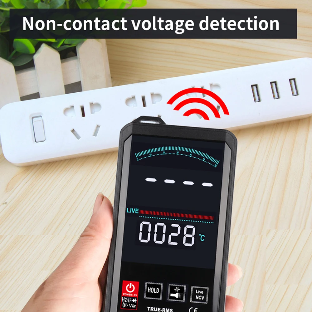 Professional Digital Multimeter 6000 Counts Intelligent Scanning AC DC Measurement NCV True RMS Measurement Touch Screen
Professional Digital Multimeter 6000 Counts Intelligent Scanning AC DC Measurement NCV True RMS Measurement Touch Screen
