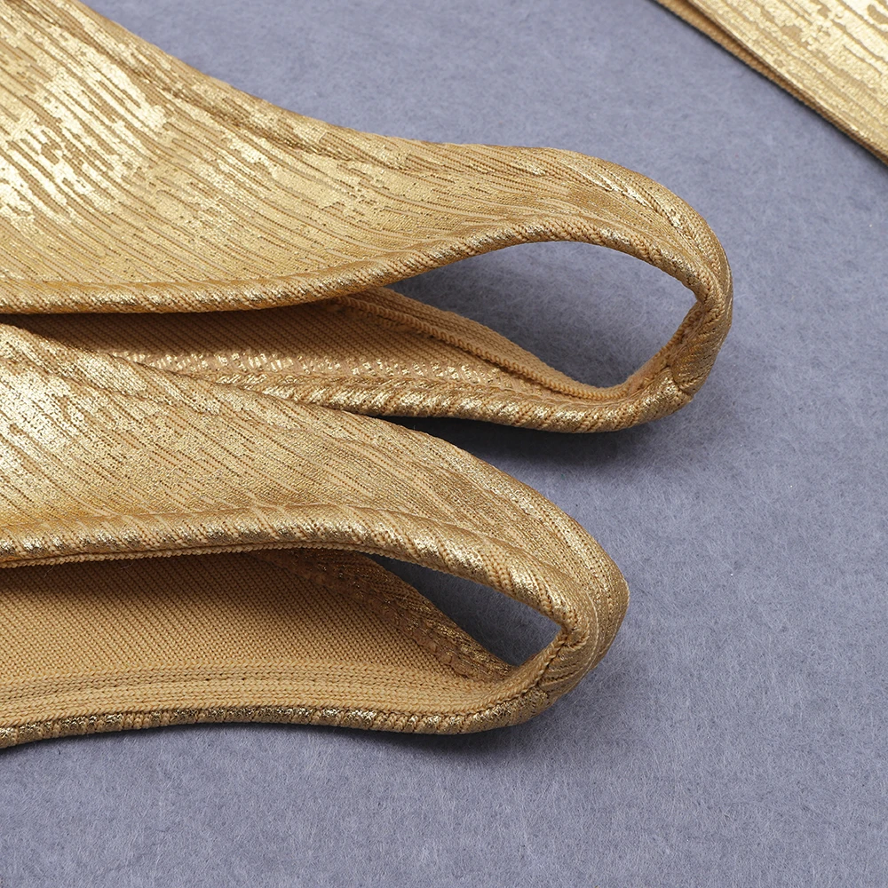 High quality hot gold sexy bandage celebrity fashion swimsuit two-piece set
High quality hot gold sexy bandage celebrity fashion swimsuit two-piece set