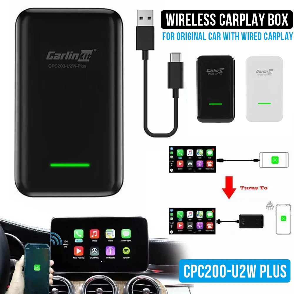 Carlinkit Apple CarPlay Wireless Carplay Activator for Car Auto Connect Wireless Adapte Carplay Auto
Carlinkit Apple CarPlay Wireless Carplay Activator for Car Auto Connect Wireless Adapte Carplay Auto