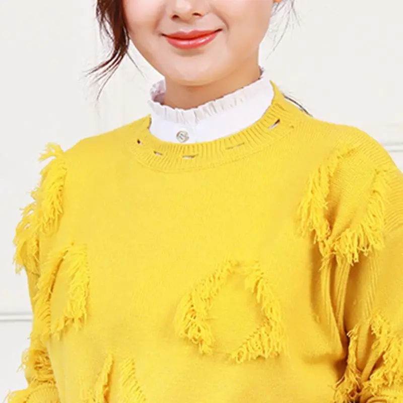 2021 Fashion New Women Blouse Sweatshirt Vest White Lace Collar Detachable Lapel Choker Necklace Shirt Fake False Collar Fashion
2021 Fashion New Women Blouse Sweatshirt Vest White Lace Collar Detachable Lapel Choker Necklace Shirt Fake False Collar Fashion