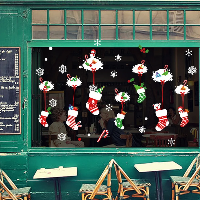 DIY Reusable Christmas Snowflake Window Glass Sticker Santa Claus Christmas Tree For Home Xmas Ornaments New Year 2020 Decor
DIY Reusable Christmas Snowflake Window Glass Sticker Santa Claus Christmas Tree For Home Xmas Ornaments New Year 2020 Decor
