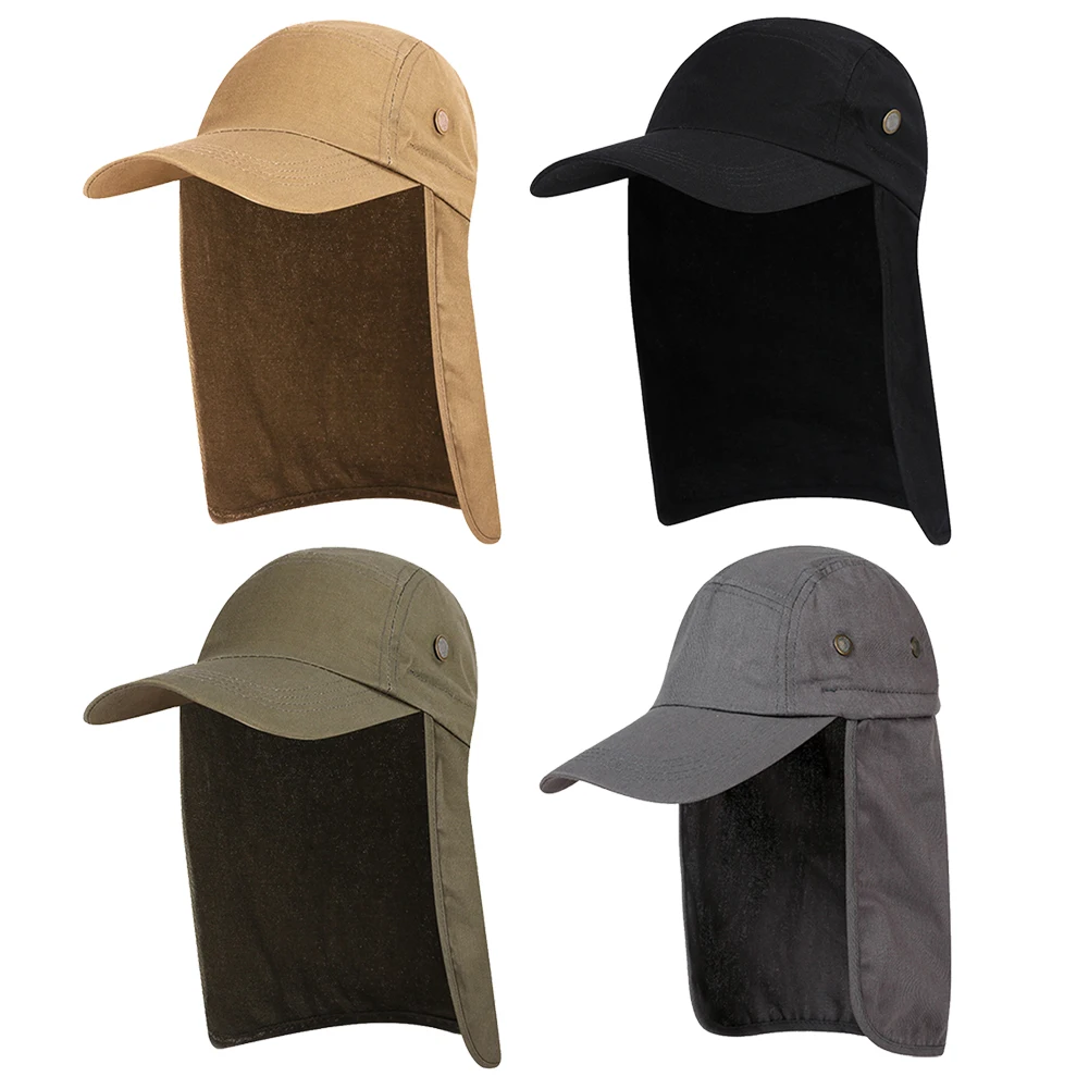 Unisex Fishing Hat Sun Visor Cap Outdoor Sun Protection Cap with Removable Ear Neck Flap Cover for Hiking Camping Cycling
Unisex Fishing Hat Sun Visor Cap Outdoor Sun Protection Cap with Removable Ear Neck Flap Cover for Hiking Camping Cycling