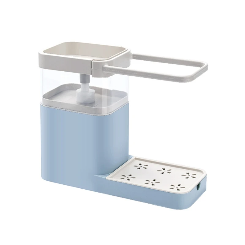 Multifunctional Dishwashing Rack with Sponge Holder Soap Pump Dispenser Cleaning Liquid Container Press Soap Organizer Kitchen C
Multifunctional Dishwashing Rack with Sponge Holder Soap Pump Dispenser Cleaning Liquid Container Press Soap Organizer Kitchen C