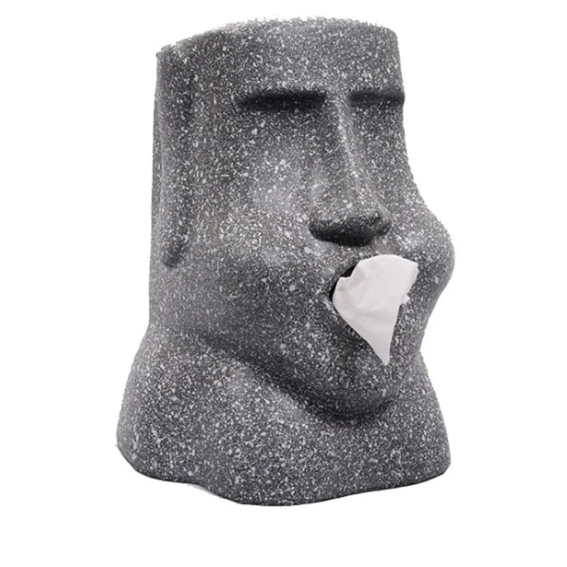 Moai Face Stone Statue Easter Island Portrait Stone Paper Towel Paper Towel Tube Napkin Storage Tissue Box Toilet Paper Stand
Moai Face Stone Statue Easter Island Portrait Stone Paper Towel Paper Towel Tube Napkin Storage Tissue Box Toilet Paper Stand