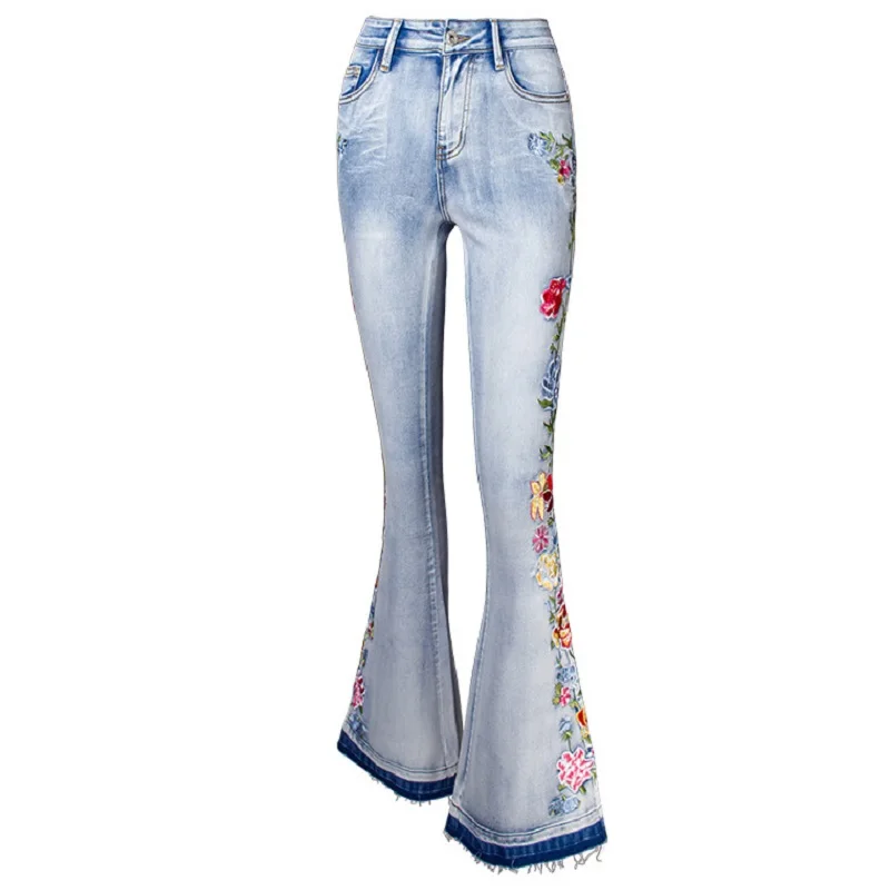 2020 New Arrivals Woman Autumn Winter High Waist Ladies Jeans 3D Embroidery Floral High Street Denim Skinny Stright Flare Pants
2020 New Arrivals Woman Autumn Winter High Waist Ladies Jeans 3D Embroidery Floral High Street Denim Skinny Stright Flare Pants