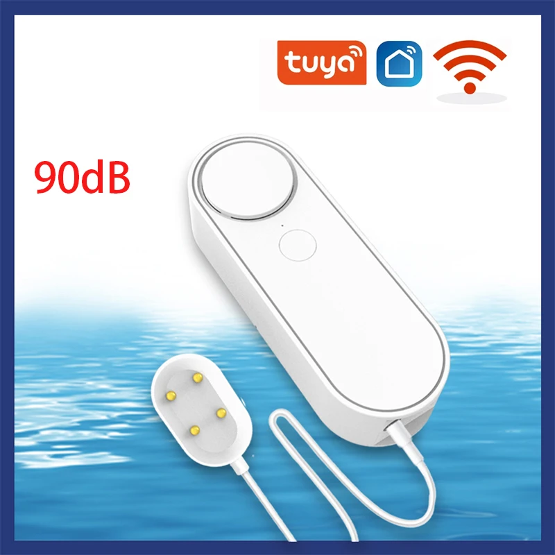 Датчик утечки воды Tuya Smart Home, умный детектор утечки, с Wi-Fi, звуковым сигналом, управлением через приложение
Датчик утечки воды Tuya Smart Home, умный детектор утечки, с Wi-Fi, звуковым сигналом, управлением через приложение