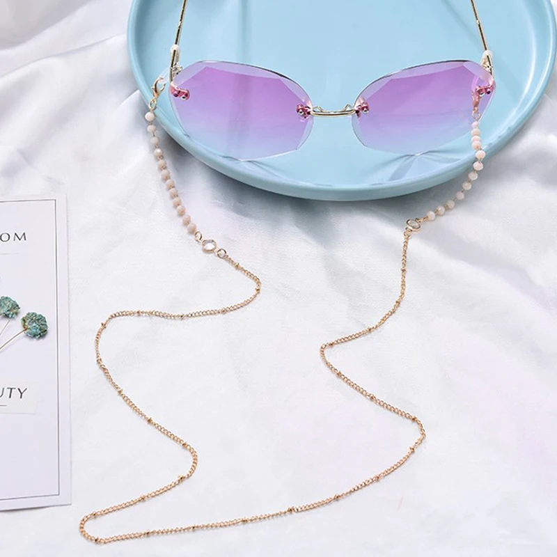 Fashion Pearl Mask Chains Glasses Chain For Women Retro Metal Sunglasses Lanyards Eyewear Cord Holder Neck Strap Dropshipping
Fashion Pearl Mask Chains Glasses Chain For Women Retro Metal Sunglasses Lanyards Eyewear Cord Holder Neck Strap Dropshipping