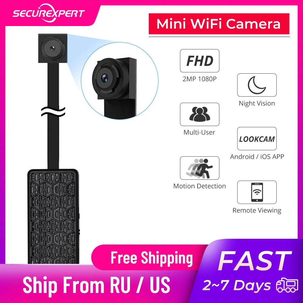 Миниатюрная Wi-Fi видеокамера full hd 1080p HD, беспроводная микрокамера с датчиком, камеры видеонаблюдения с ночным видением, Wi-Fi
Миниатюрная Wi-Fi видеокамера full hd 1080p HD, беспроводная микрокамера с датчиком, камеры видеонаблюдения с ночным видением, Wi-Fi