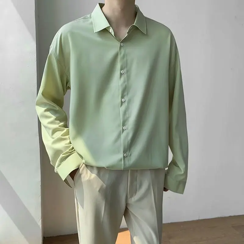 5 Colors Basic Solid Shirts Men Spring Oversize Korean Fashion Long Sleeve Tops Male Social Business Formal Camisa New Arrival
5 Colors Basic Solid Shirts Men Spring Oversize Korean Fashion Long Sleeve Tops Male Social Business Formal Camisa New Arrival