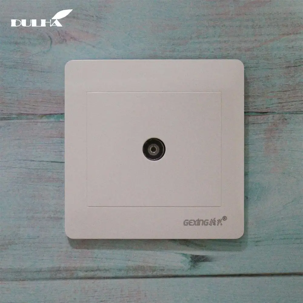 Single Port Television Wall Socket TV Jack Aerial Socket Wall Mount Electrical Coaxial Cable Satellite Outlet Plug Free Shipping
Single Port Television Wall Socket TV Jack Aerial Socket Wall Mount Electrical Coaxial Cable Satellite Outlet Plug Free Shipping