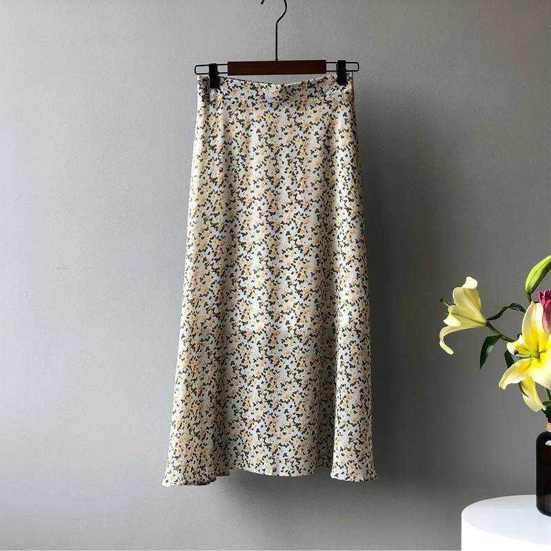 Chiffon Floral Elegant Skirts Summer 2021 New Korean Chic Style High Waist Elastic A Line Femme Faldas All Match Casual Skirts
Chiffon Floral Elegant Skirts Summer 2021 New Korean Chic Style High Waist Elastic A Line Femme Faldas All Match Casual Skirts