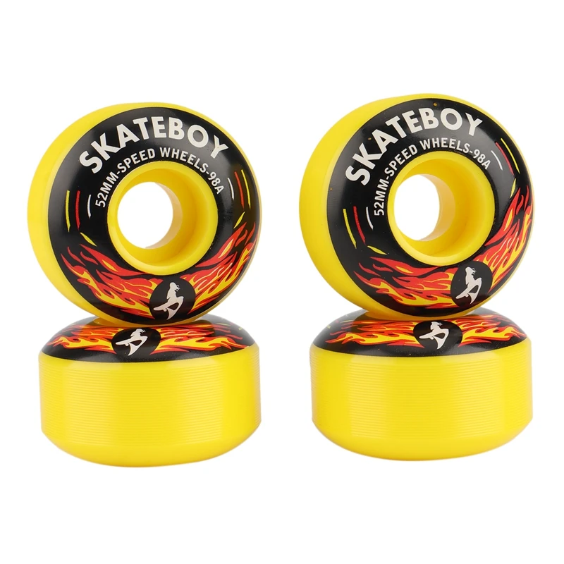 SKATEBOY Skateboard Wheel Four-Wheel Double-Warping Fancy Action Game 52x32 High Rebound 98A Competitive Wheel
SKATEBOY Skateboard Wheel Four-Wheel Double-Warping Fancy Action Game 52x32 High Rebound 98A Competitive Wheel
