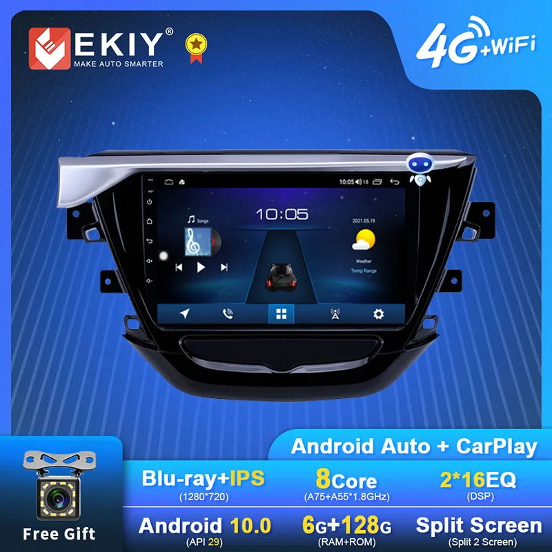 

Автомагнитола EKIY Android для Audi A6 C5 1997-2004 S6 RS6, навигация GPS 1280*720 IPS DSP Carplay, мультимедийный плеер, автомобильный стерео DVD