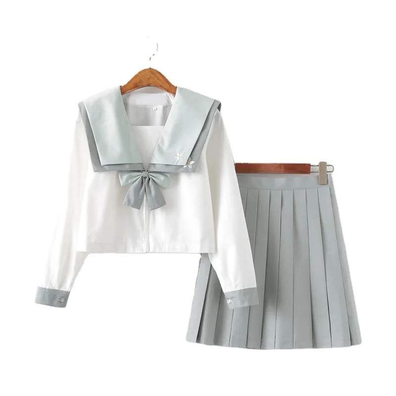 JK Uniform Skirt Sailor Suit Japanese Fashion Student Middle School Class Suit College Style Women Suit Long Sleeve Kawaii Suit
JK Uniform Skirt Sailor Suit Japanese Fashion Student Middle School Class Suit College Style Women Suit Long Sleeve Kawaii Suit