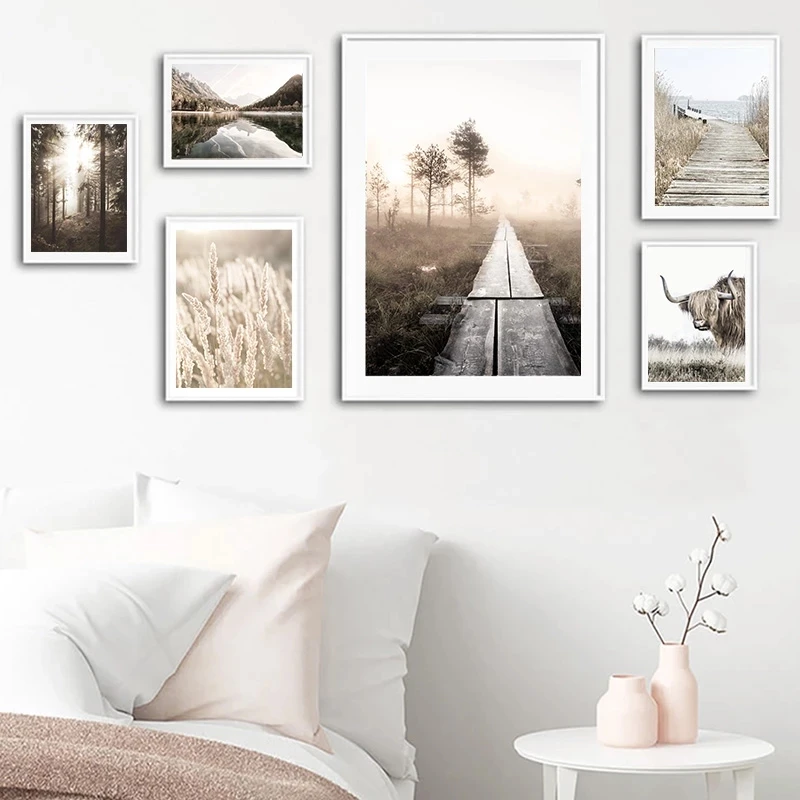 Landscape Wall Poster Reed Painting Lake Print Cattle Posters Nordic Canvas Paintings Modern Wall Pictures Home Decoration
Landscape Wall Poster Reed Painting Lake Print Cattle Posters Nordic Canvas Paintings Modern Wall Pictures Home Decoration