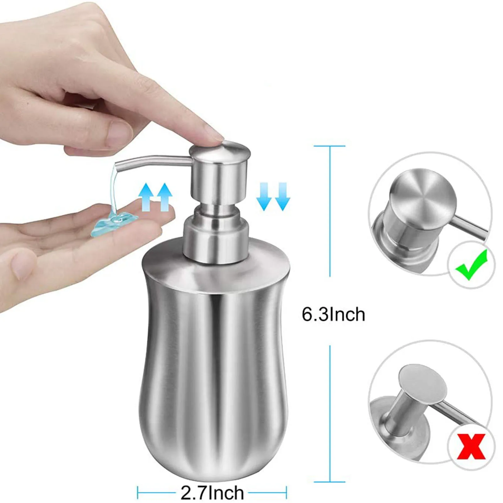 Многофункциональный диспенсер для жидкого мыла, 380 мл
Многофункциональный диспенсер для жидкого мыла, 380 мл