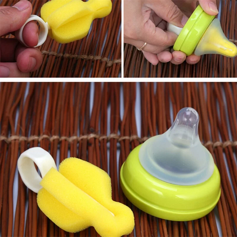 2pcs 360 Degree Rotating Sponge yellow Baby Nipple Brush Babies Teat Cleaning Feeding Bottle Brushes Infant Pacifier Cleaner
2pcs 360 Degree Rotating Sponge yellow Baby Nipple Brush Babies Teat Cleaning Feeding Bottle Brushes Infant Pacifier Cleaner