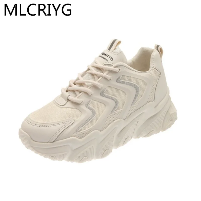 2021 Spring Women's Chunky Sneakers Fashion Women Platform Shoes Lace Up Breathable Mesh Vulcanize Shoes Low-heeled Women Shoes
2021 Spring Women's Chunky Sneakers Fashion Women Platform Shoes Lace Up Breathable Mesh Vulcanize Shoes Low-heeled Women Shoes