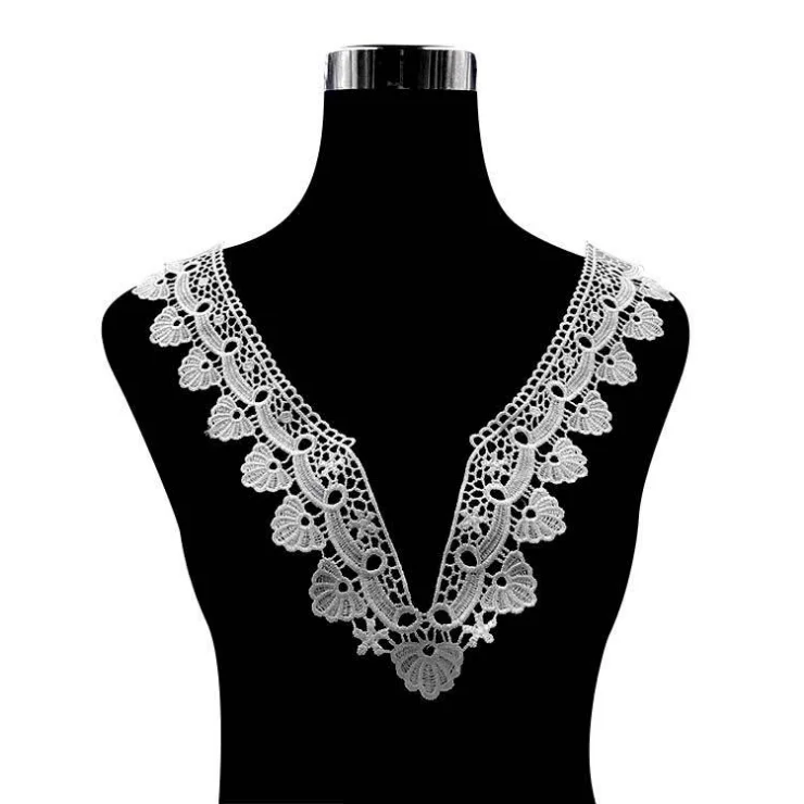20Pieces Bridal Gown Lace Applique Embroidery Patches Trim Collar Wedding Black White New Crafts
20Pieces Bridal Gown Lace Applique Embroidery Patches Trim Collar Wedding Black White New Crafts