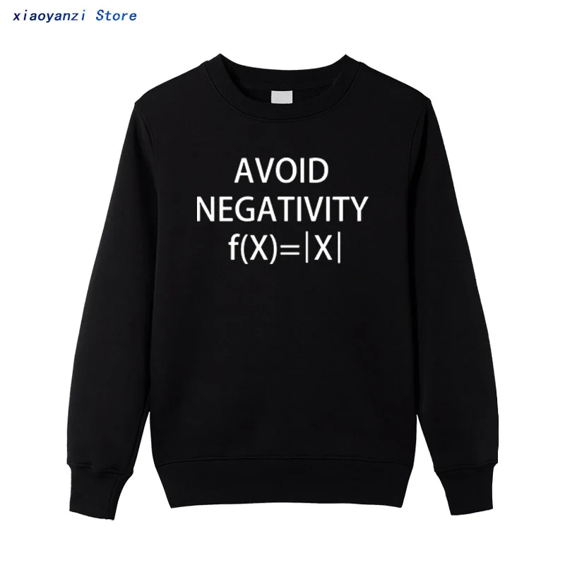Mathematics men women sweatshirts Avoid Negativity Camiseta Homme Absolute Value Function Geek hoodies Cotton pullovers
Mathematics men women sweatshirts Avoid Negativity Camiseta Homme Absolute Value Function Geek hoodies Cotton pullovers