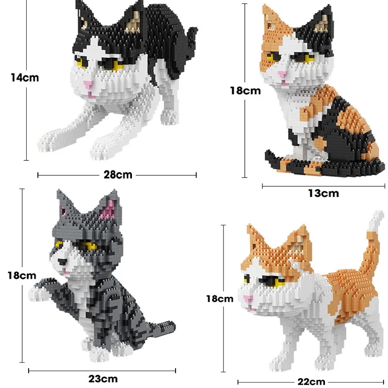 Balody 16036 16037 16038 16039 мини алмазные маленькие животные котенок домашний Кот строительные блоки кирпичи Модель Детская игрушка Рождественский подарок
Balody 16036 16037 16038 16039 мини алмазные маленькие животные котенок домашний Кот строительные блоки кирпичи Модель Детская игрушка Рождественский подарок