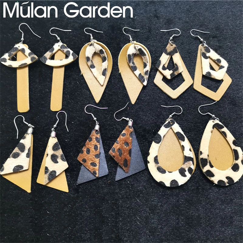 M&G Water Leopard Faux Leather Feather Earring Fashion Jewelry Geometric Leaf Earring Fashion Jewelry Women Accessories New Gift
M&G Water Leopard Faux Leather Feather Earring Fashion Jewelry Geometric Leaf Earring Fashion Jewelry Women Accessories New Gift