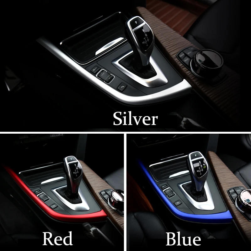 

For BMW 3 4 Series 3GT F30 F31 F32 F34 F36 316i 320 Car Accessories Control Gear Shift panel decorative strip cover trim Sticker