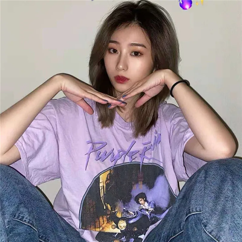 Летняя футболка Японская фиолетовая женская летняя танцевальная новая школьная Футболка Kpop топы футболки Крутые Девушки
Летняя футболка Японская фиолетовая женская летняя танцевальная новая школьная Футболка Kpop топы футболки Крутые Девушки