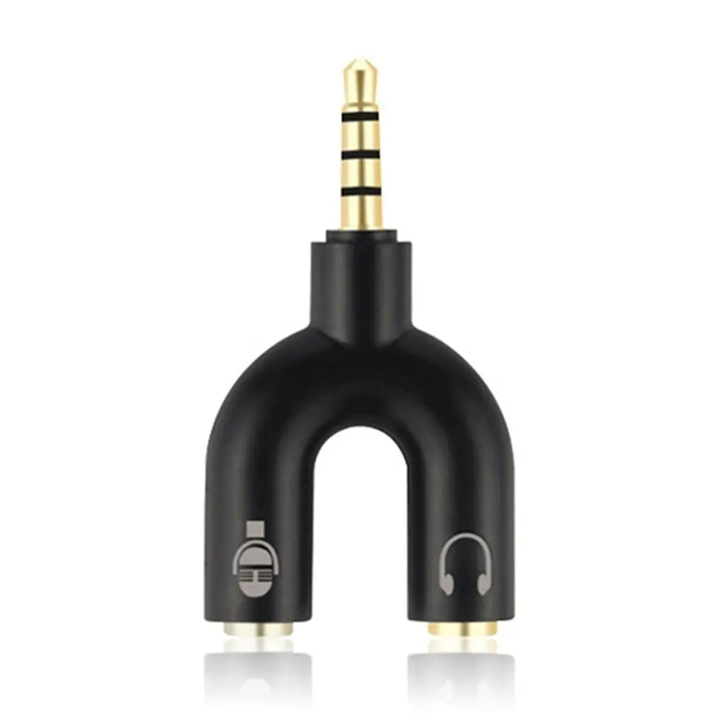3.5mm Splitter Stereo Plug U-shape Stereo Audio Mic & Headphone Earphone Splitter Adapters for PS4 PC Laptop Ear Headset
3.5mm Splitter Stereo Plug U-shape Stereo Audio Mic & Headphone Earphone Splitter Adapters for PS4 PC Laptop Ear Headset