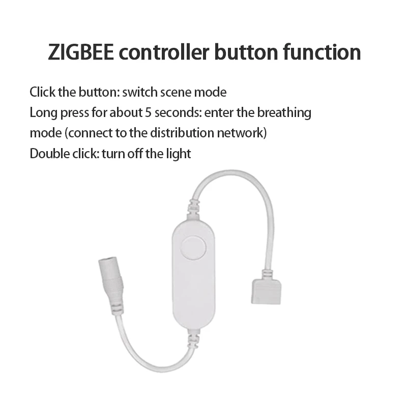 Zigbee Tuya Smart LED RGB Light Strip Controller Bedroom Night Light Luminous String Controller Work With Google Home And Alexa
Zigbee Tuya Smart LED RGB Light Strip Controller Bedroom Night Light Luminous String Controller Work With Google Home And Alexa