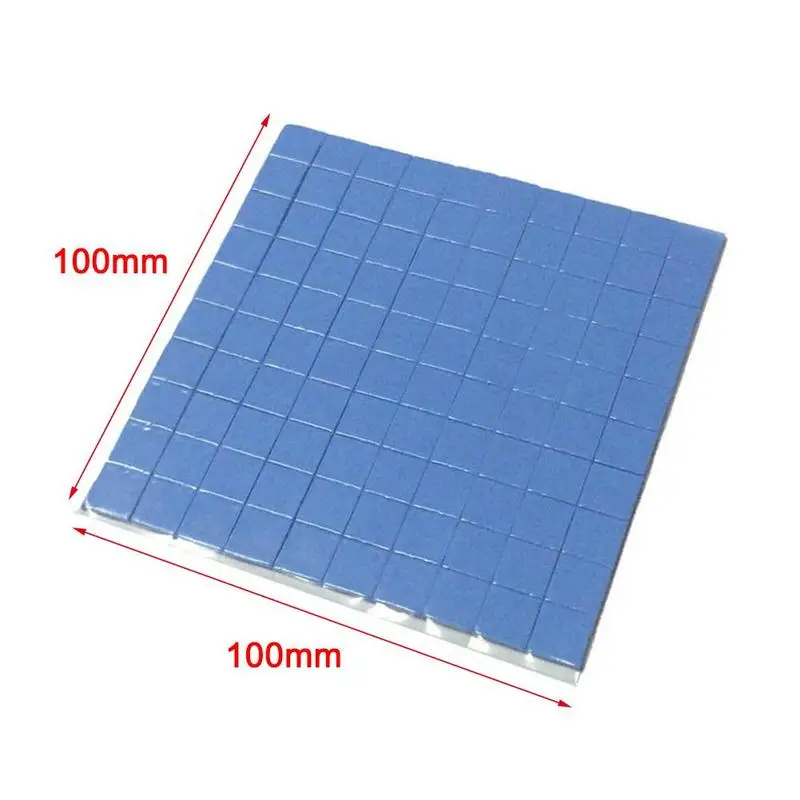 1Pc Thermal Silicone Pad 100mmx100mmx1mm GPU CPU Heatsink Cooler Blue Thermal Conductive Silicone Pad
1Pc Thermal Silicone Pad 100mmx100mmx1mm GPU CPU Heatsink Cooler Blue Thermal Conductive Silicone Pad
