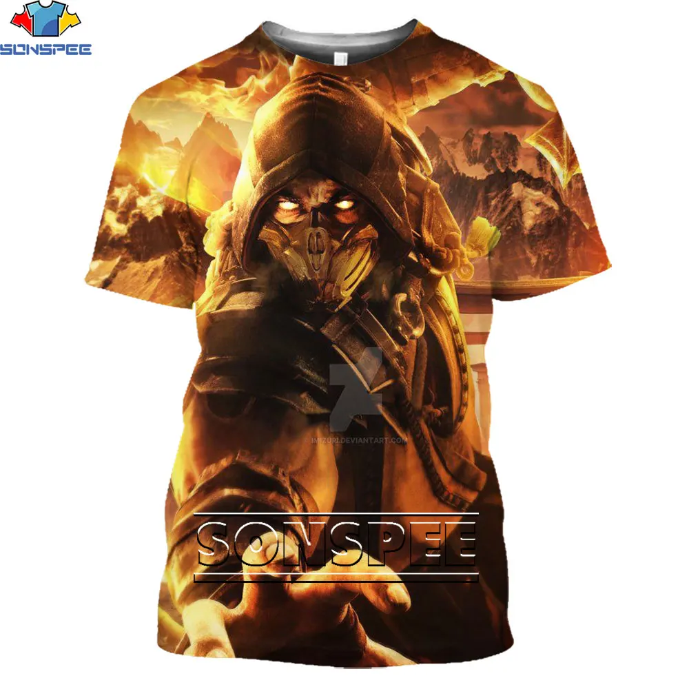 SONSPEE Anime Fighting Game Mask Samurai 3D Men's T shirts Summer Cool Casual T-shirt Fashion Street Short Sleeve Harajuku Top
SONSPEE Anime Fighting Game Mask Samurai 3D Men's T shirts Summer Cool Casual T-shirt Fashion Street Short Sleeve Harajuku Top