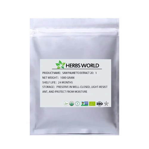 100-1000g Pure Saw Palmetto Extract 20:1 Powder,Preventing hair loss contributes to prostate health and reduces inflammation
100-1000g Pure Saw Palmetto Extract 20:1 Powder,Preventing hair loss contributes to prostate health and reduces inflammation
