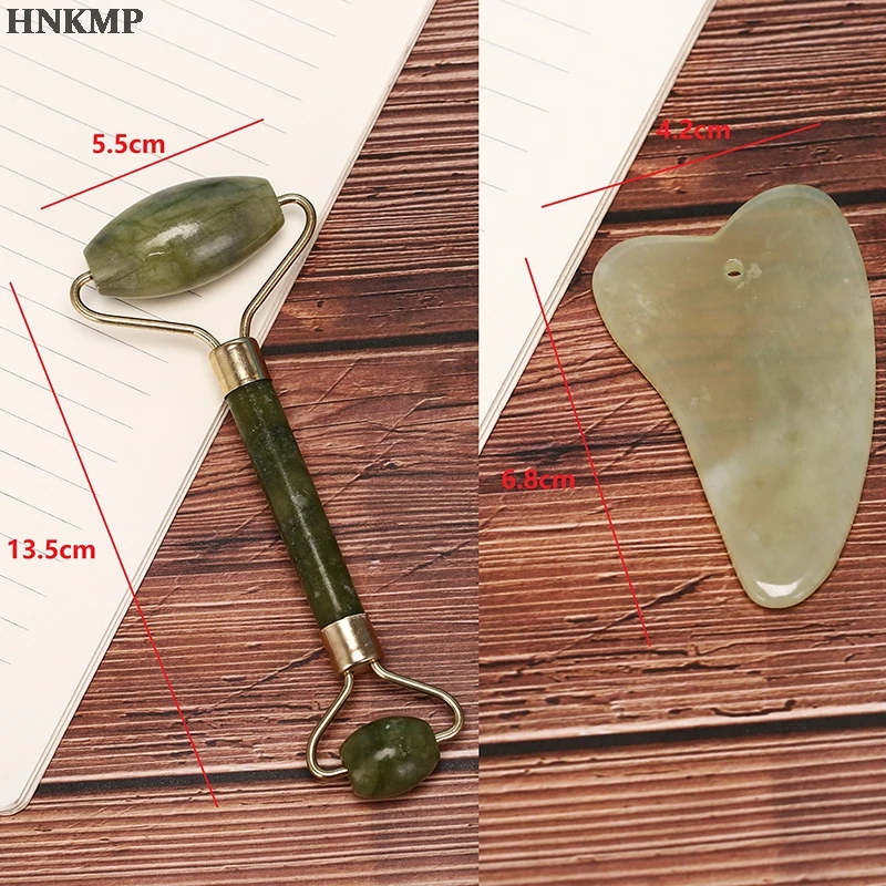 1/2pcs GuaSha Facial Face Thin Roller+Body GuaSha Board Massager Natural Jade Board Scraping Tool Health Care Relax 
1/2pcs GuaSha Facial Face Thin Roller+Body GuaSha Board Massager Natural Jade Board Scraping Tool Health Care Relax