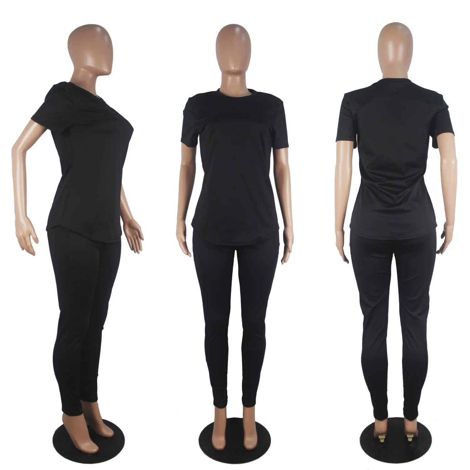Black Fitness 2 Piece Set Women Suit Sportwear African Clothes Ladies Summer Outfits Crop Top Leggings Pants Tracksuit Female
Black Fitness 2 Piece Set Women Suit Sportwear African Clothes Ladies Summer Outfits Crop Top Leggings Pants Tracksuit Female