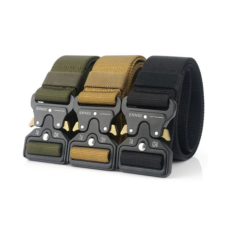 Men's Belt Tactical Multifunctional Nylon Outdoor Training Belt Sporty Quick-drying Breathable Function Zinc alloy buckle
Men's Belt Tactical Multifunctional Nylon Outdoor Training Belt Sporty Quick-drying Breathable Function Zinc alloy buckle