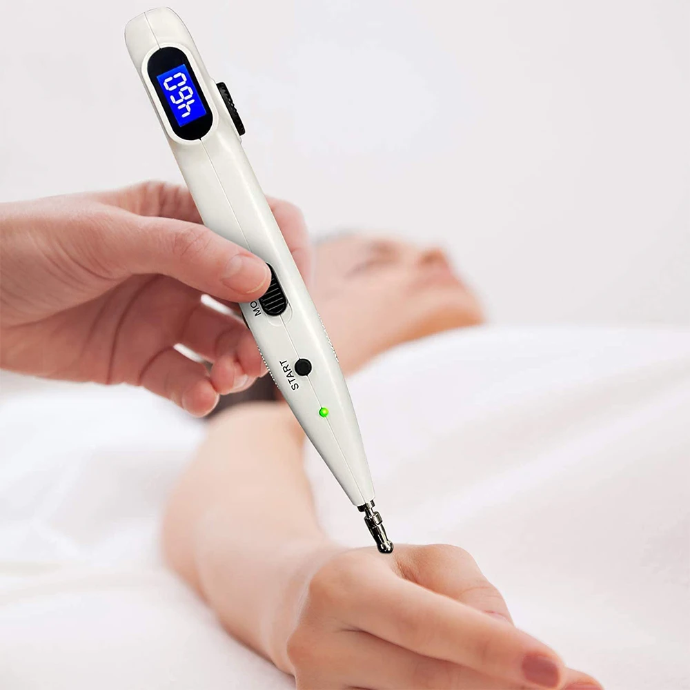 Electric Acupuncture Meridian Pen Electronic Acupuncture Pen Point Detector Acupressure Massage Pain Therapy Face Care Health
Electric Acupuncture Meridian Pen Electronic Acupuncture Pen Point Detector Acupressure Massage Pain Therapy Face Care Health