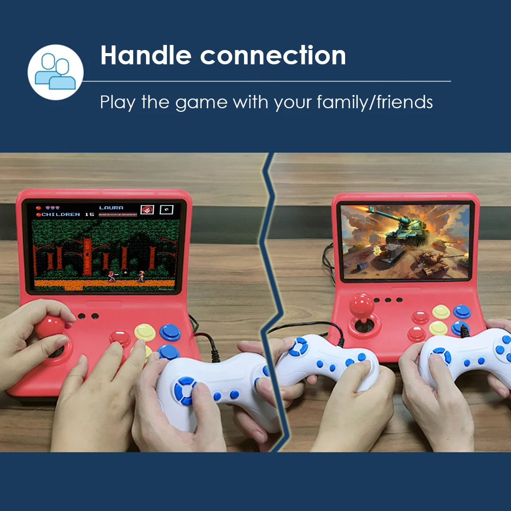 POWKIDDY A12 9 inch Arcade Joystick Game Console 32GB 2000 Games Stick Gaming Video Gamepad 1024*600 Resolution
POWKIDDY A12 9 inch Arcade Joystick Game Console 32GB 2000 Games Stick Gaming Video Gamepad 1024*600 Resolution