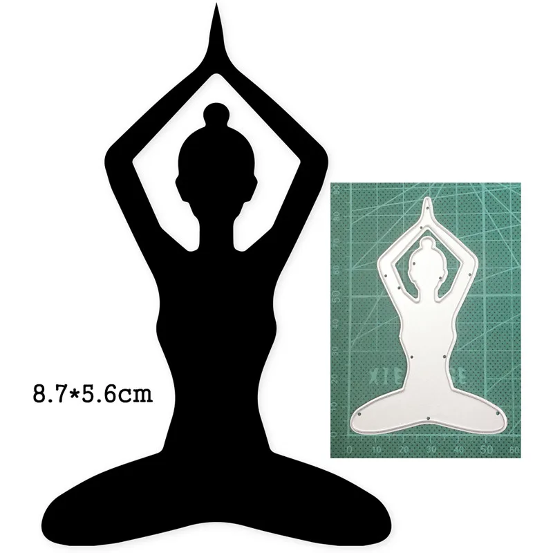 Woman Practices Yoga New 2021 Metal Cutting Dies for DIY Scrapbooking Paper and Card Making Decorative Embossing Dies Craft dies
Woman Practices Yoga New 2021 Metal Cutting Dies for DIY Scrapbooking Paper and Card Making Decorative Embossing Dies Craft dies