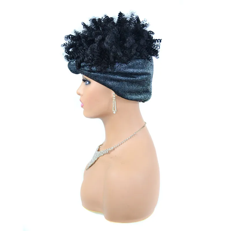 Head Band Curly Wigs for African Women Short Afro Kinky Curly Scarf Wig Synthetic Fibre Turban Fake Hair Cosplay Head Wrap Wigs
Head Band Curly Wigs for African Women Short Afro Kinky Curly Scarf Wig Synthetic Fibre Turban Fake Hair Cosplay Head Wrap Wigs