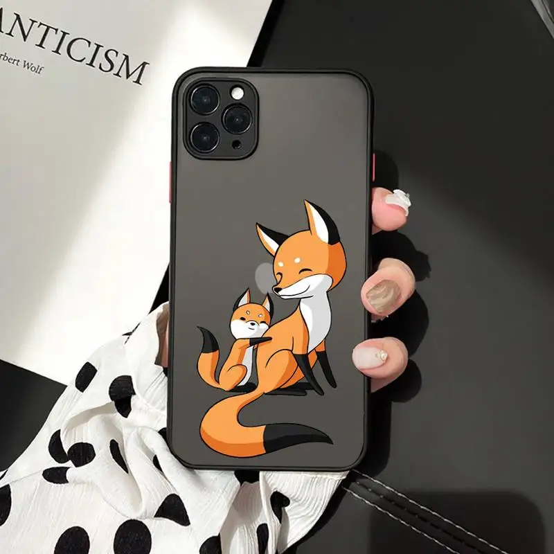 Phone Case For iPhone 12 11 Mini Pro XR XS Max 7 8 Plus X cartoon fox Matte transparent cover
Phone Case For iPhone 12 11 Mini Pro XR XS Max 7 8 Plus X cartoon fox Matte transparent cover