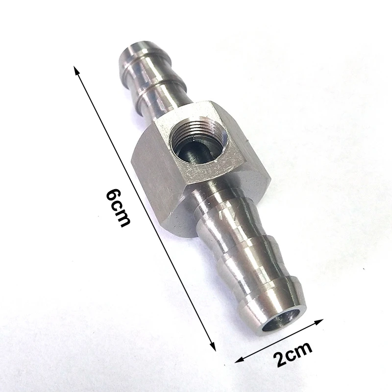 3/8" Auto Fuel Line Fuel Pressure T-fitting Adapter Stainless Steel To 1/8"-27 Npt Port With 2 Hose Clamps For Car Accessories
3/8" Auto Fuel Line Fuel Pressure T-fitting Adapter Stainless Steel To 1/8"-27 Npt Port With 2 Hose Clamps For Car Accessories