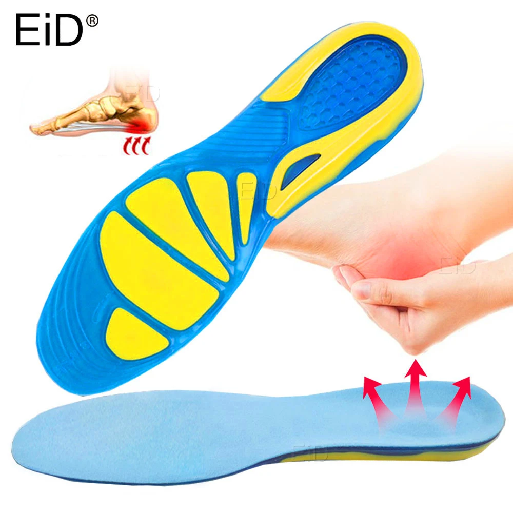 

EiD Gel Insole Silicone Orthopedic Foot Care For feet Shoes Sole Sport Insoles Shock Absorption Pads Arch Orthotic Pad Insole