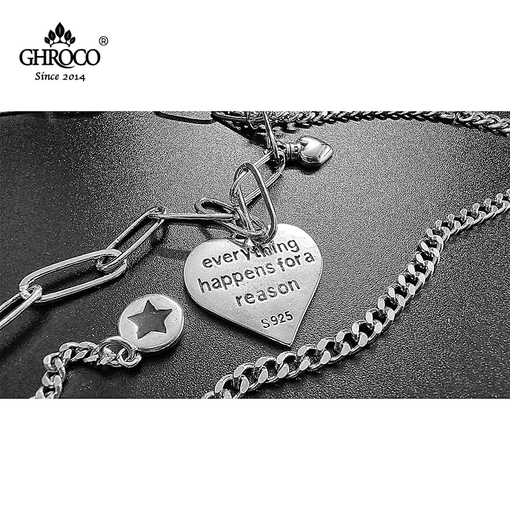 CHROCO Charming Heart and Star Pendant Necklace With Double Chains of Korea Style for Ladies&Lover's Gift
CHROCO Charming Heart and Star Pendant Necklace With Double Chains of Korea Style for Ladies&Lover's Gift