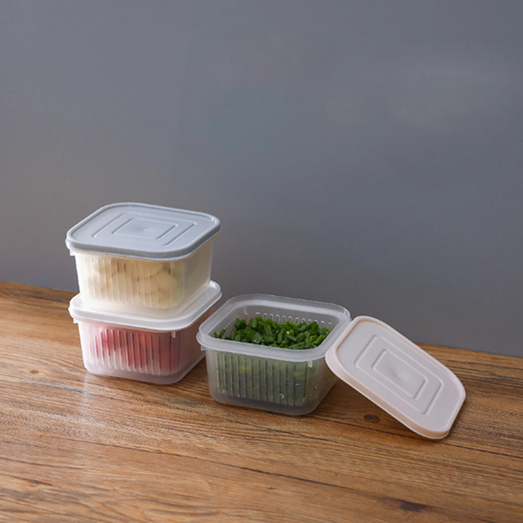 3 color Refrigerator Food Storage Containers Fruits Strainer Box Set Plastic Fruit Keeper Bowl With cover Kitchen supplies
3 color Refrigerator Food Storage Containers Fruits Strainer Box Set Plastic Fruit Keeper Bowl With cover Kitchen supplies